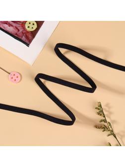 Резинка для укрепления кружева, 5 мм, 10 ± 0,5 м, цвет чёрный