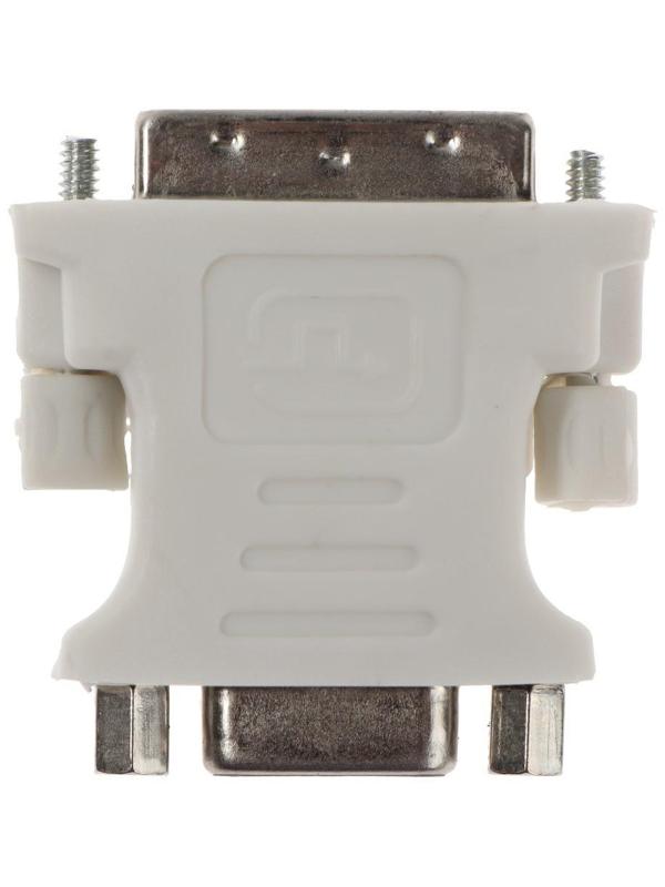 Переходник LuazON DVI (M) - VGA (F) PL-007, 24+5, белый