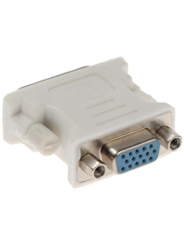 Переходник LuazON DVI (M) - VGA (F) PL-007, 24+5, белый