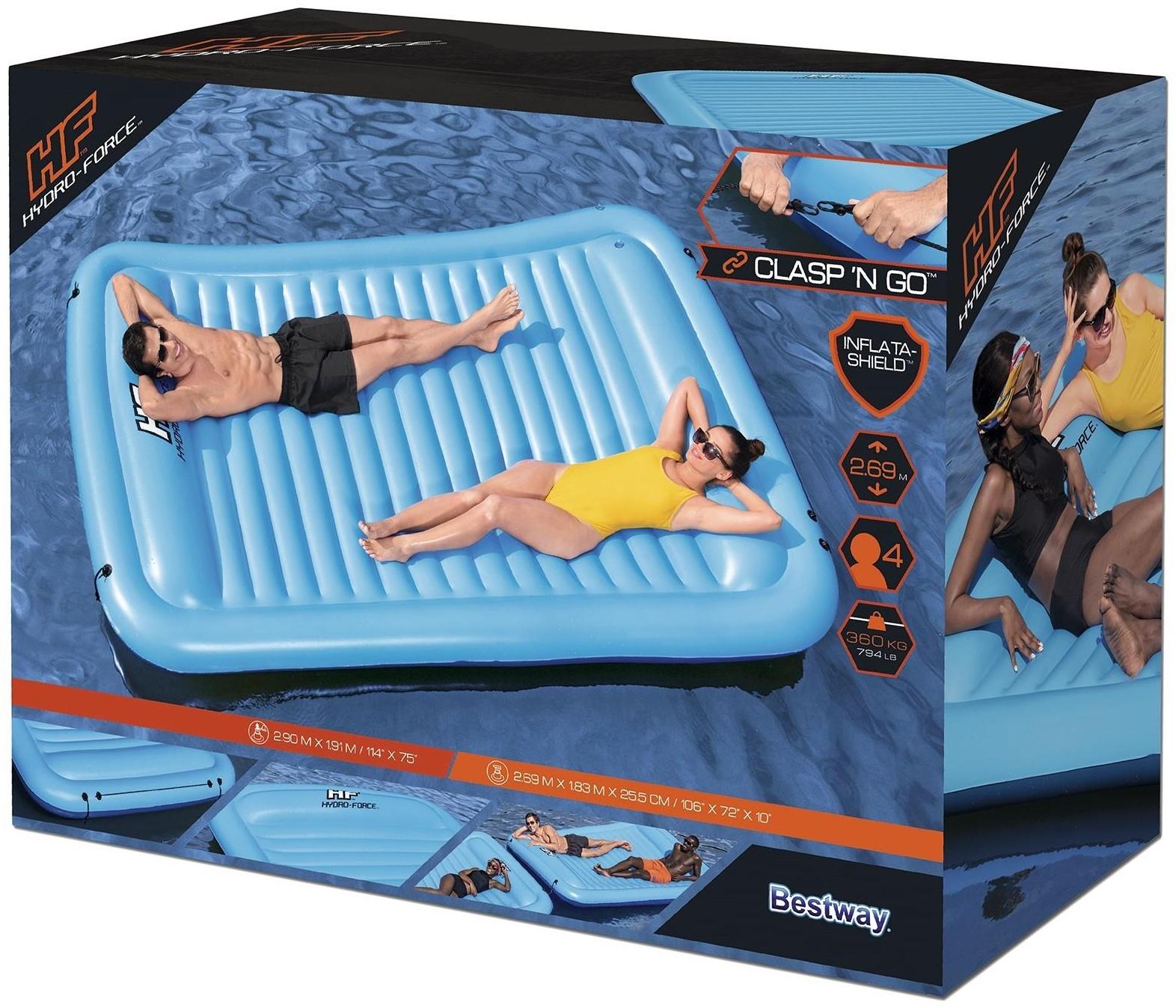 Матрас для плавания 290 х 191 см 43542