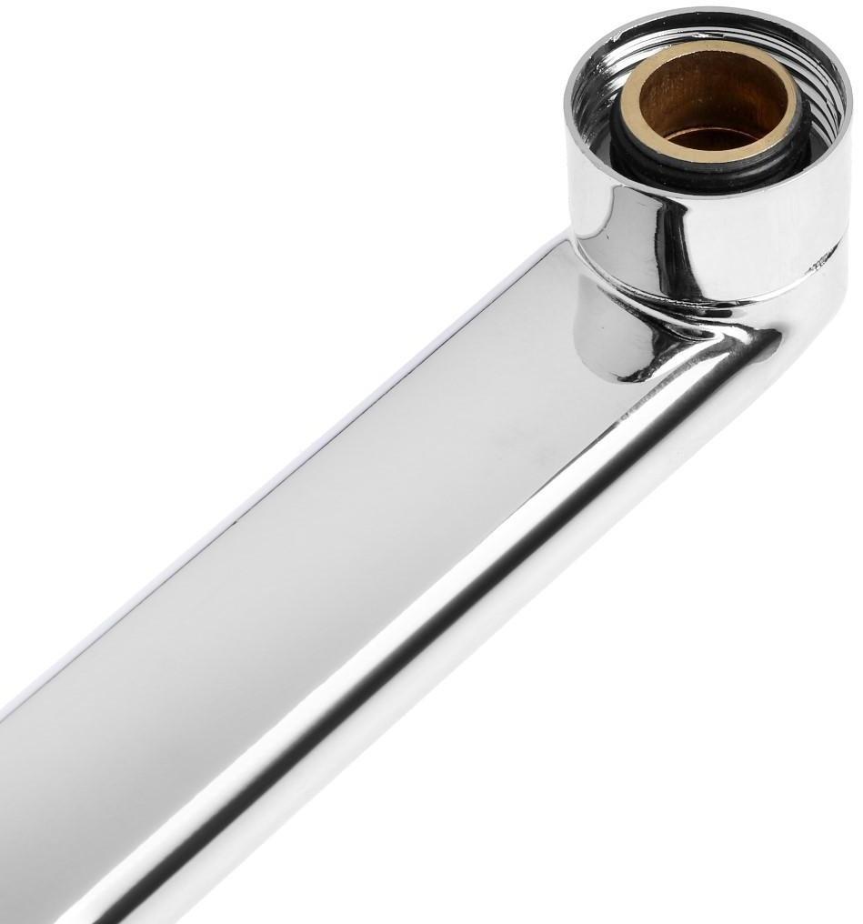 Излив для смесителя ZEIN, прямой, нержавеющая сталь, 30 см, аэратор пластик