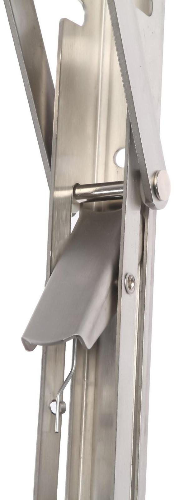 Кронштейн складной для столов и полок ТУНДРА, 2 шт., длина 250 мм, нержавеющая сталь