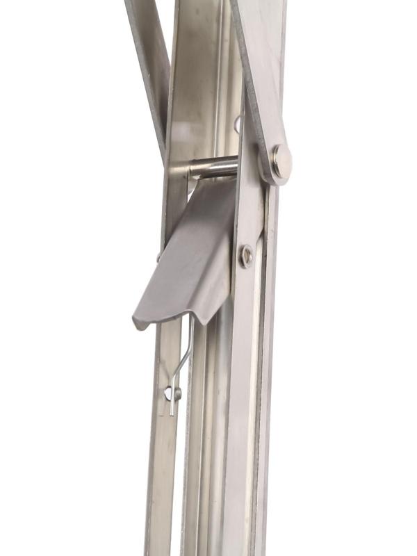 Кронштейн складной для столов и полок ТУНДРА, 2 шт., длина 300 мм, нержавеющая сталь