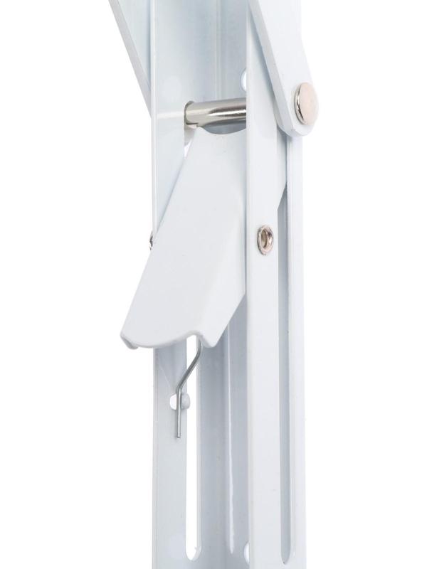 Кронштейн складной для столов и полок ТУНДРА, 2 шт., длина 200 мм, сталь, цвет белый