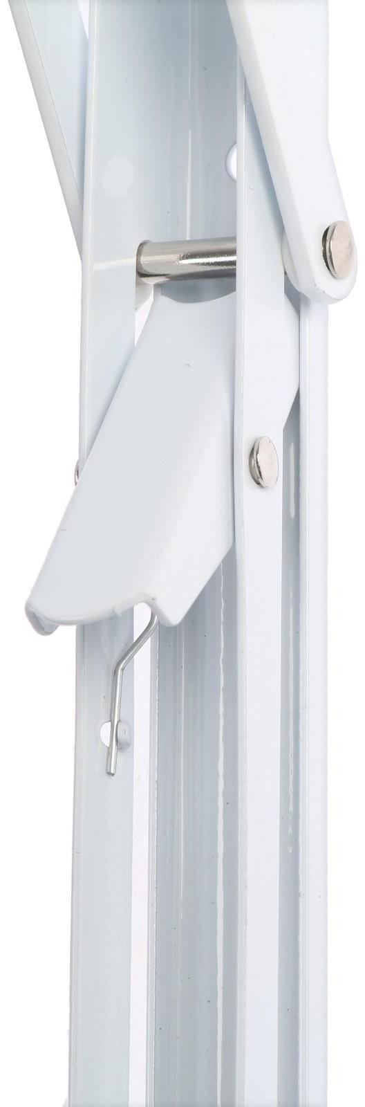 Кронштейн складной для столов и полок ТУНДРА, 2 шт., длина 350 мм, сталь, цвет белый