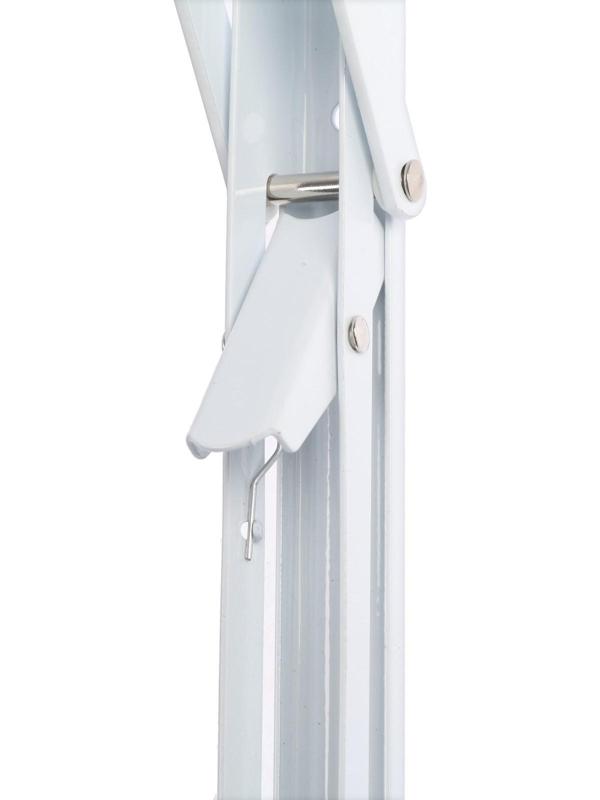 Кронштейн складной для столов и полок ТУНДРА, 2 шт., длина 350 мм, сталь, цвет белый