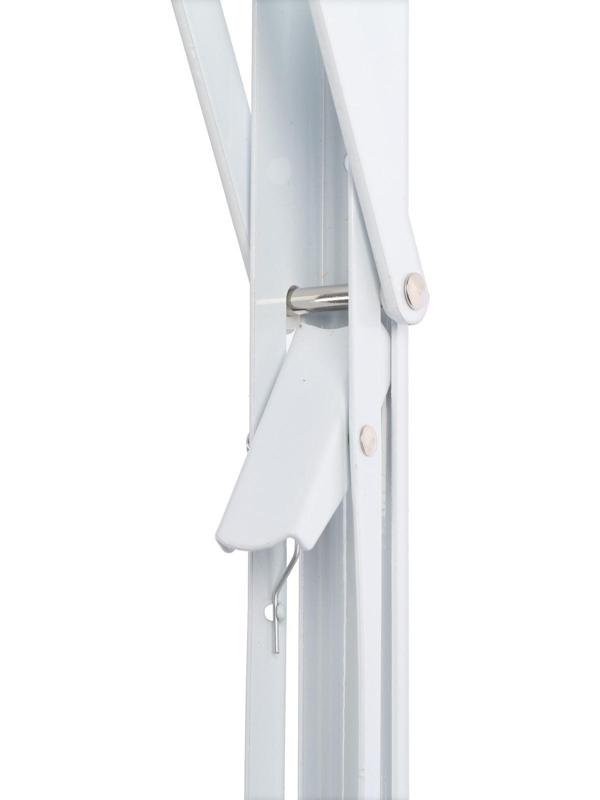 Кронштейн складной для столов и полок ТУНДРА, 2 шт., длина 400 мм, сталь, цвет белый