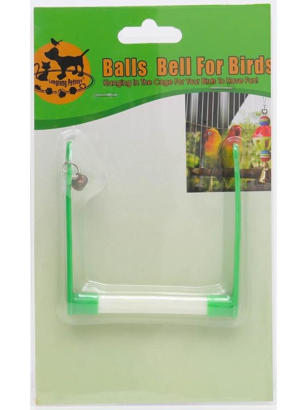 Качели для птиц, 9,5 х 9,5 см, микс цветов