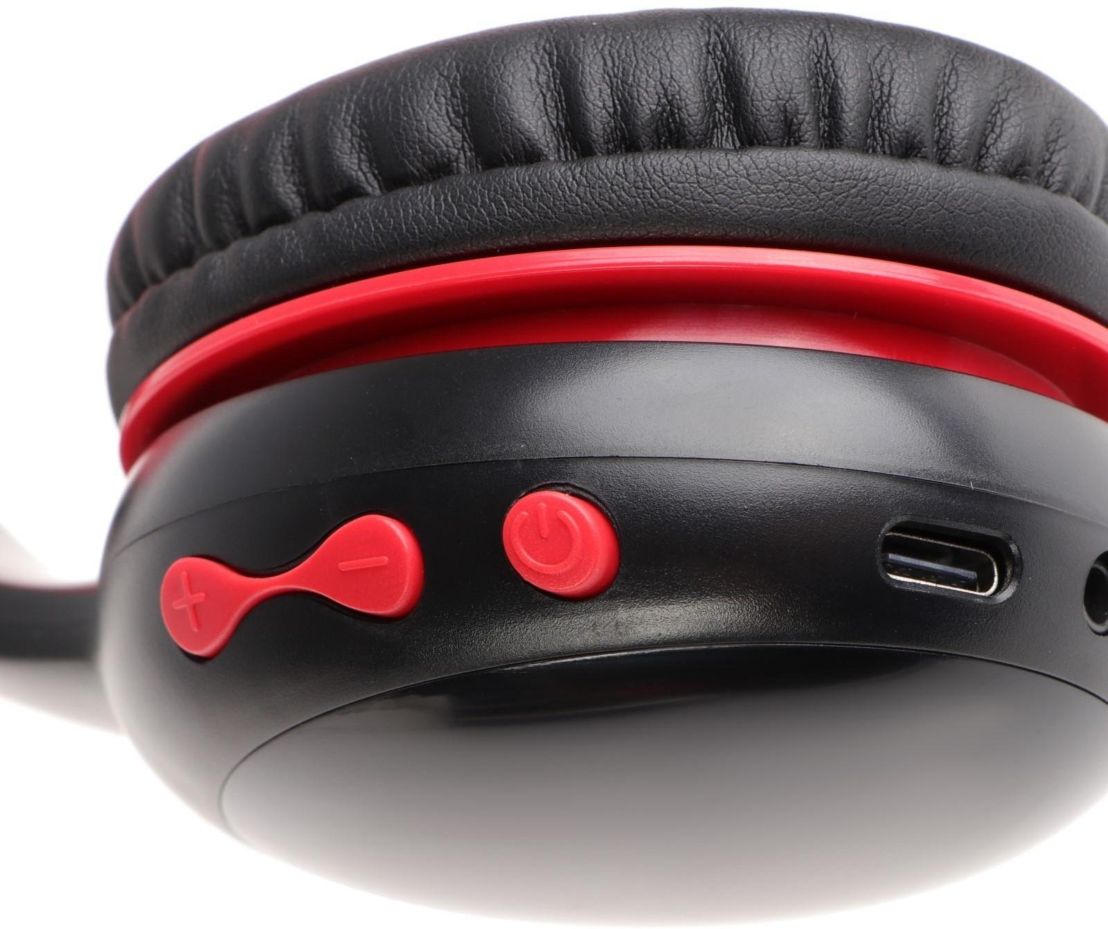 Детские наушники Perfeo KIDS, беспроводные, накладные, микрофон, BT 5.0, 300 мАч, черные