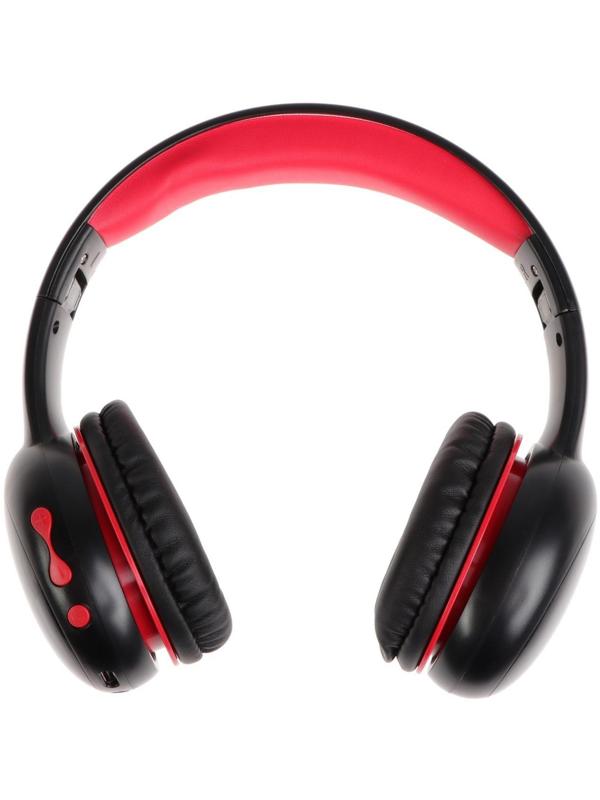 Детские наушники Perfeo KIDS, беспроводные, накладные, микрофон, BT 5.0, 300 мАч, черные