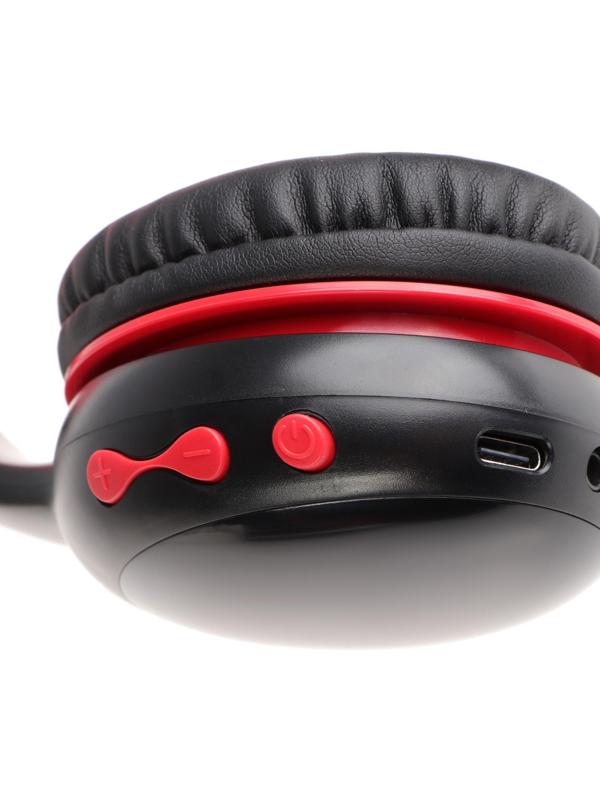 Детские наушники Perfeo KIDS, беспроводные, накладные, микрофон, BT 5.0, 300 мАч, черные