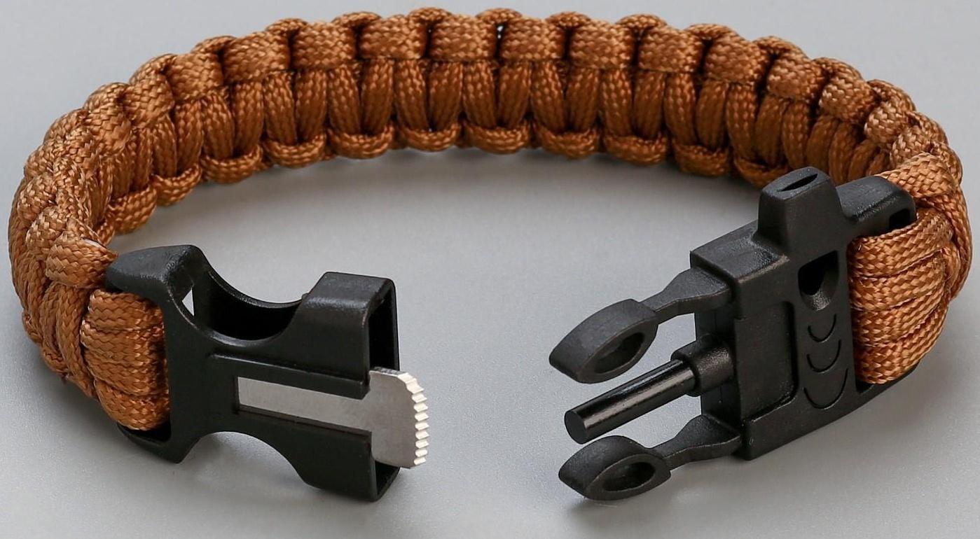 Набор подарочный 3в1 (браслет, карта выживания, нож складной) Лучший мужчина