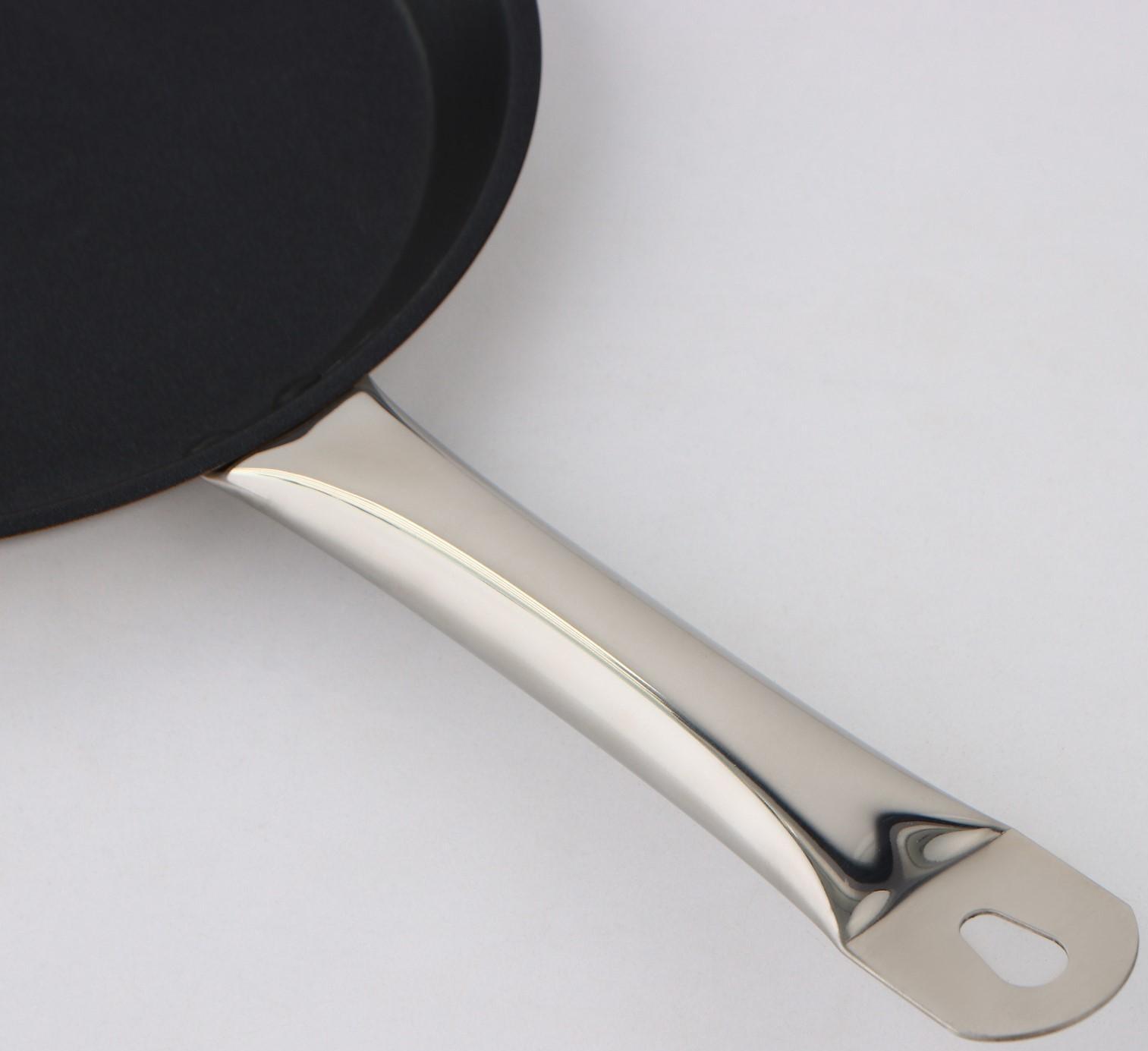 Блинница «Общепит», d=24 см, толщина стенок 0,6 мм, дно ТРС 3,5 мм, индукция