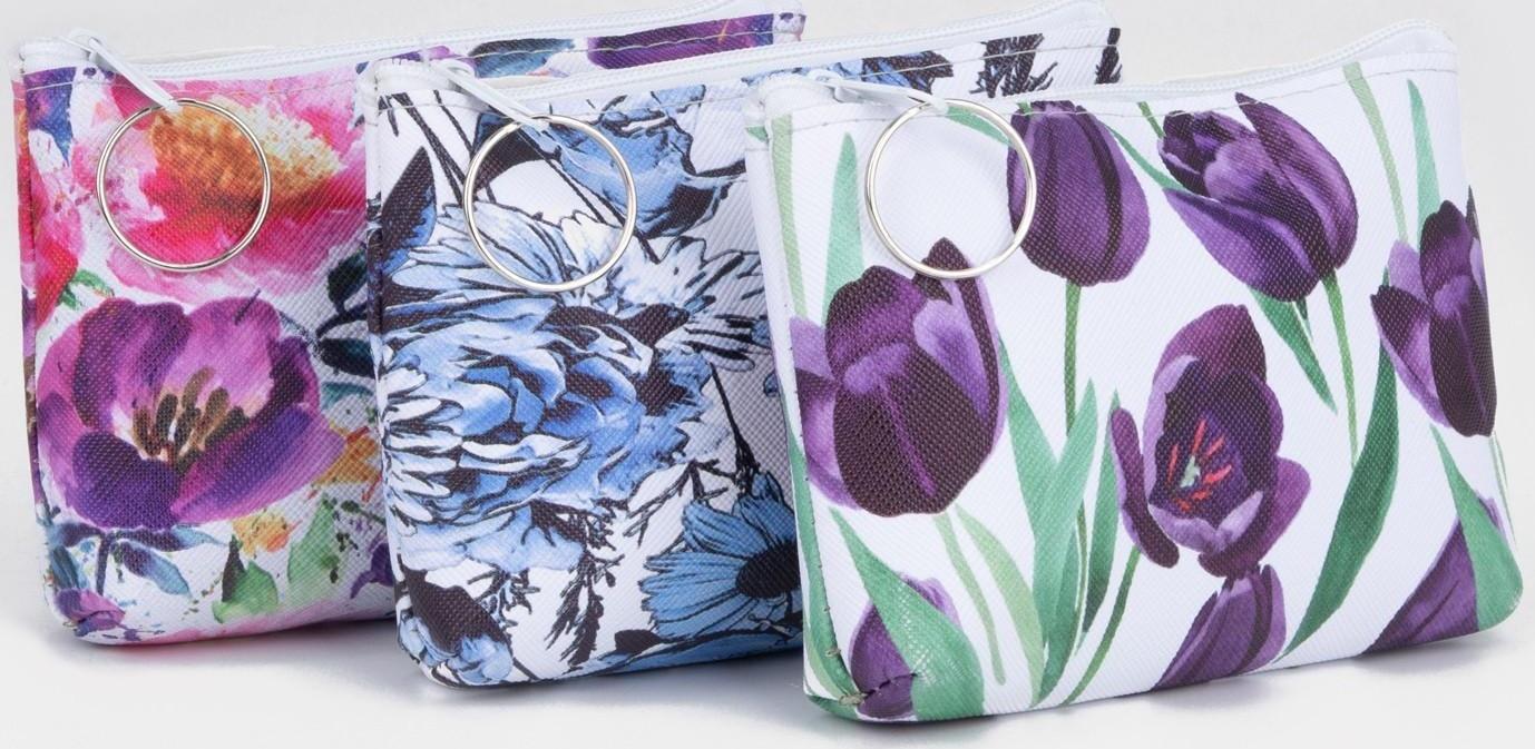 Кошелёк на молнии, цвет МИКС