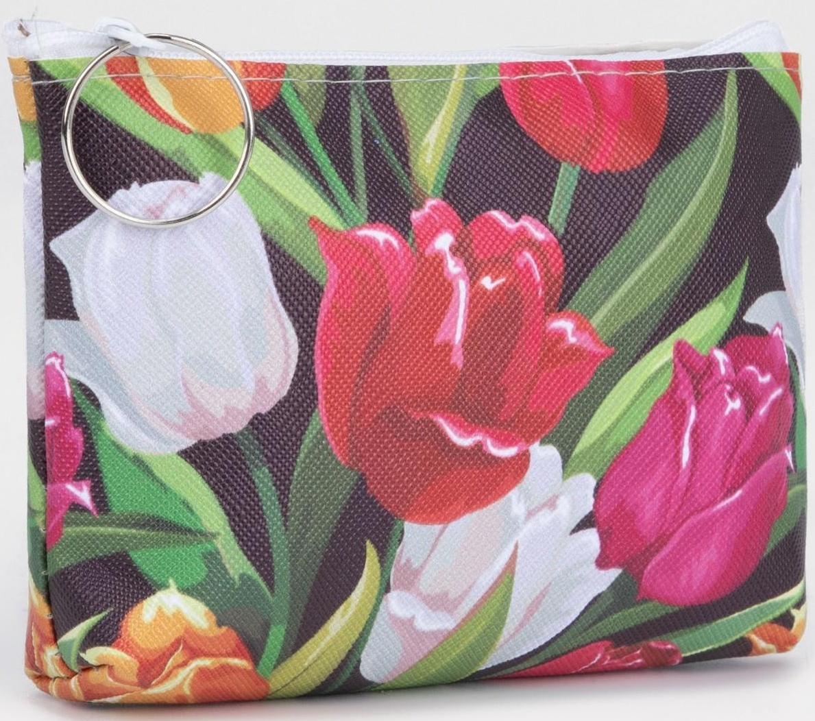 Кошелёк на молнии, цвет МИКС