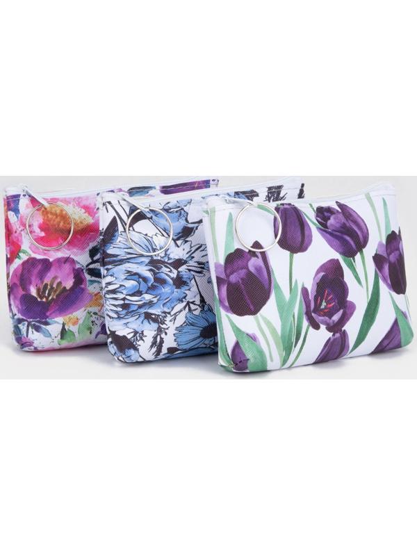 Кошелёк на молнии, цвет МИКС