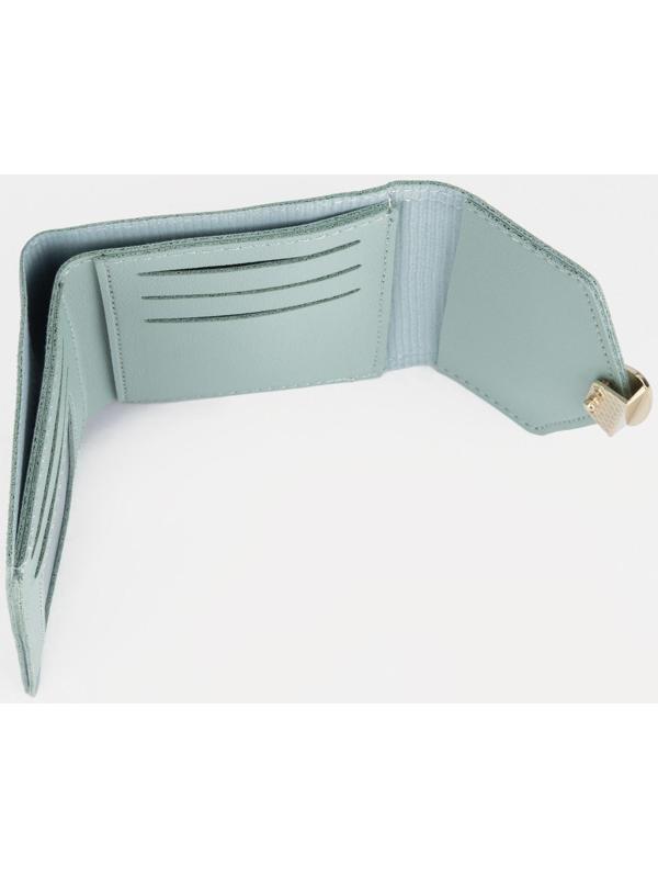 Кошелёк на кнопке, цвет мятный