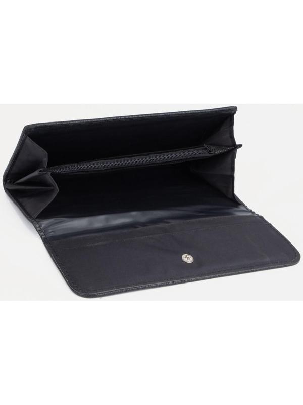 Кошелёк на кнопке, цвет серый