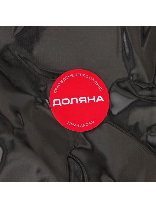 Корзина для белья круглая Доляна Laundry, 35×45 см, цвет чёрный