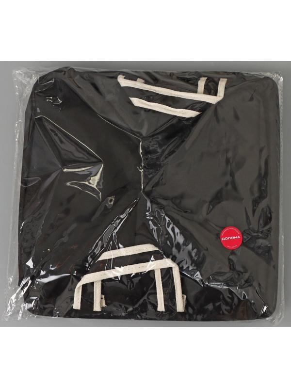 Корзина для белья квадратная Доляна Laundry, 33×33×33 см, цвет чёрный