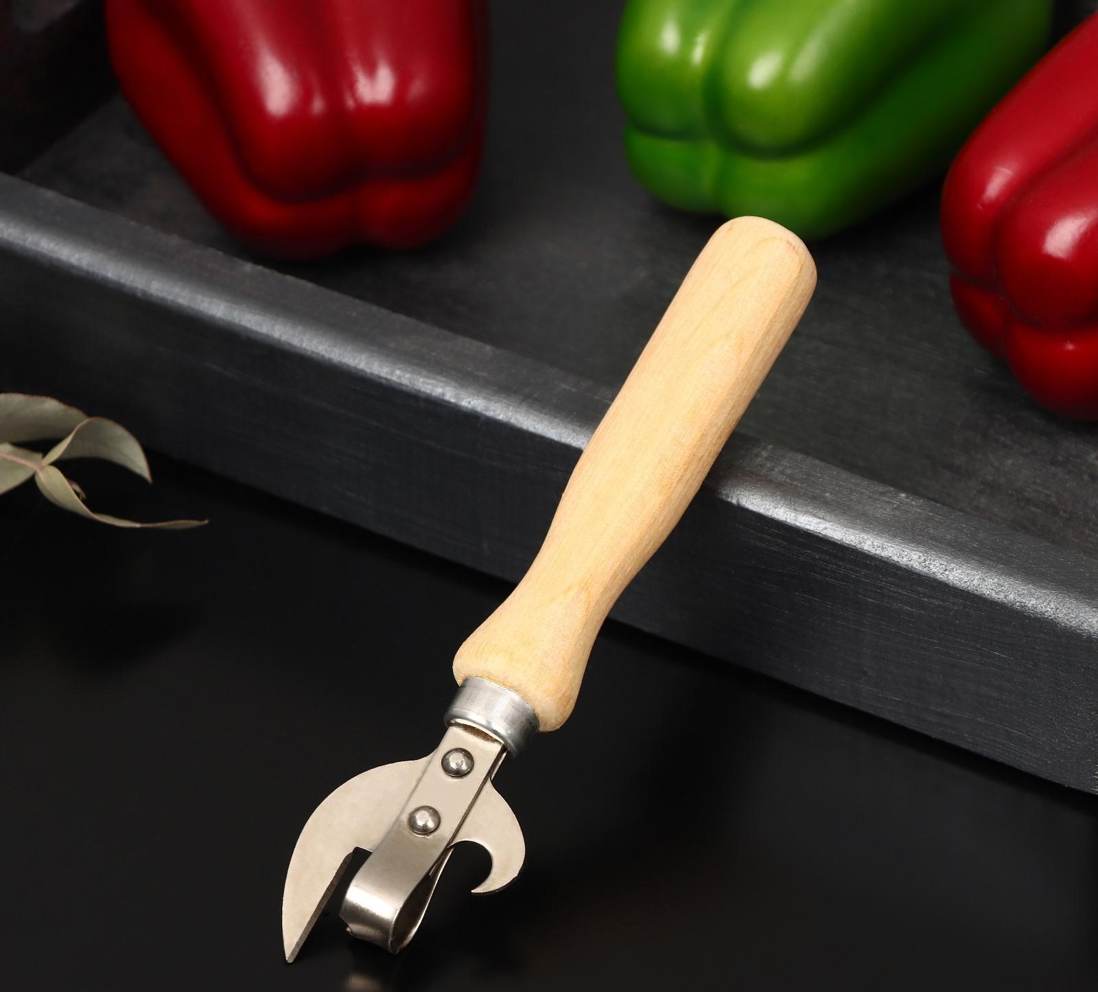 Нож консервный клёпанный «Традиционный», 15,5×3,7 см