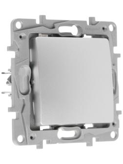 Переключатель промежуточный Legrand Etika, 1-кл, винтовые клеммы, 10 AX, 250 В, Алюминий