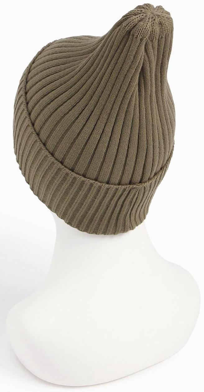 Шапка женская демисезонная, цвет хаки, размер 56-58