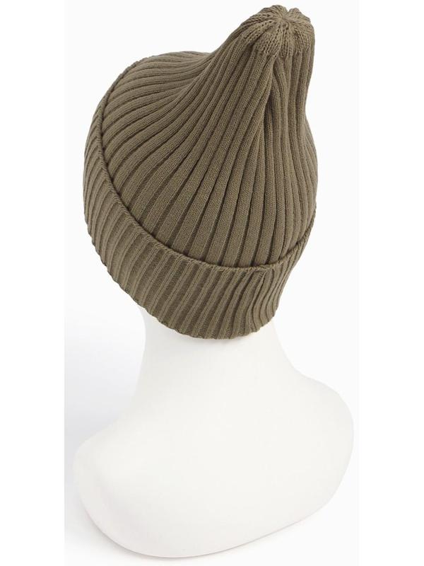 Шапка женская демисезонная, цвет хаки, размер 56-58