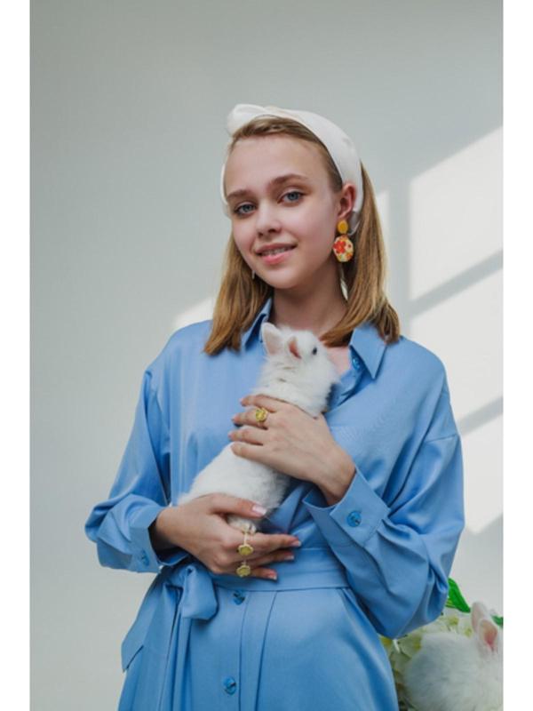 Серьги пластик 