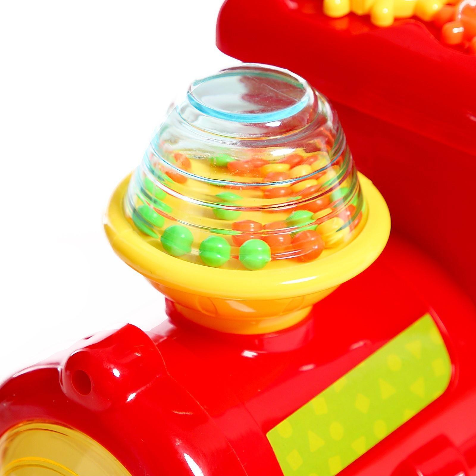 Музыкальная игрушка «Весёлый паровозик», звук, свет