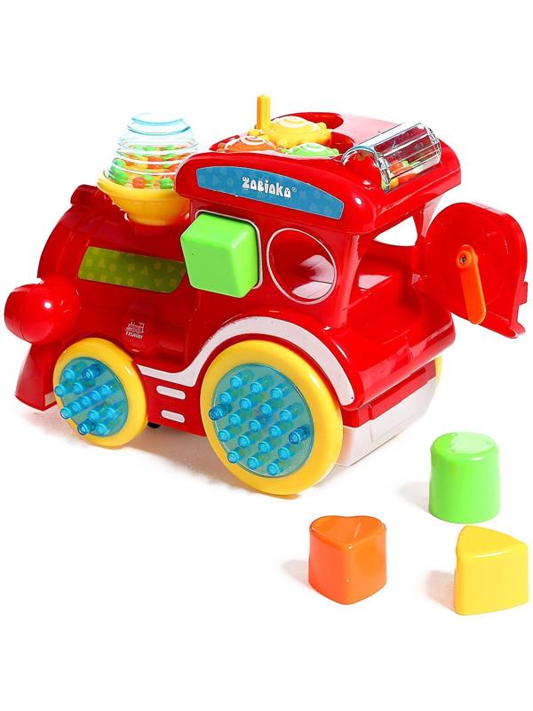 Музыкальная игрушка «Весёлый паровозик», звук, свет