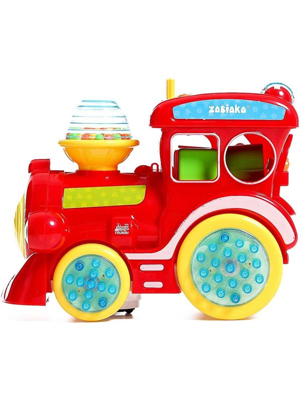 Музыкальная игрушка «Весёлый паровозик», звук, свет