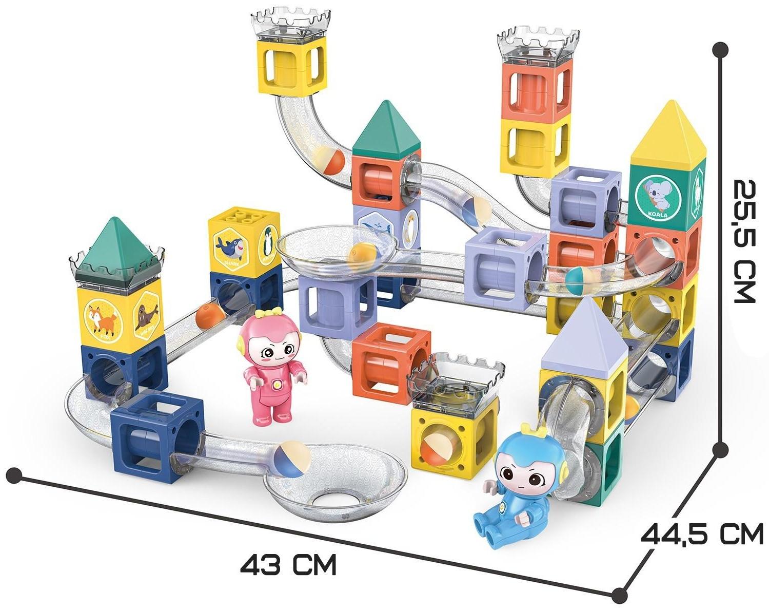 Конструктор магнитный «Марблс», 70 деталей