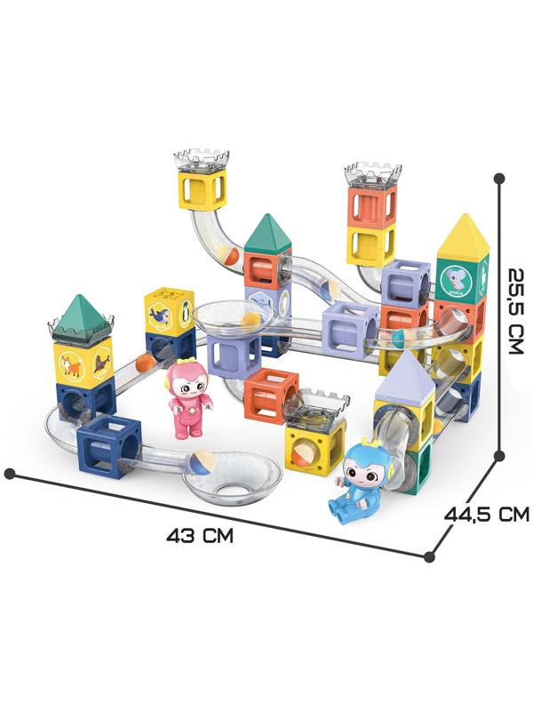 Конструктор магнитный «Марблс», 70 деталей