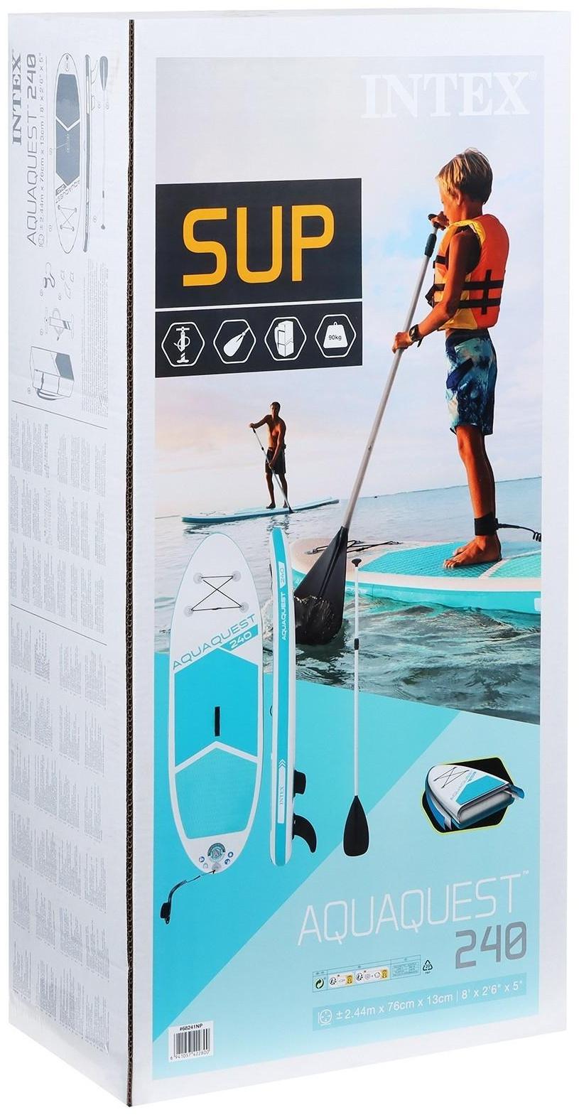 SUP-доска AQUA QUEST 240 244 х 76 х 13 см 68241NP