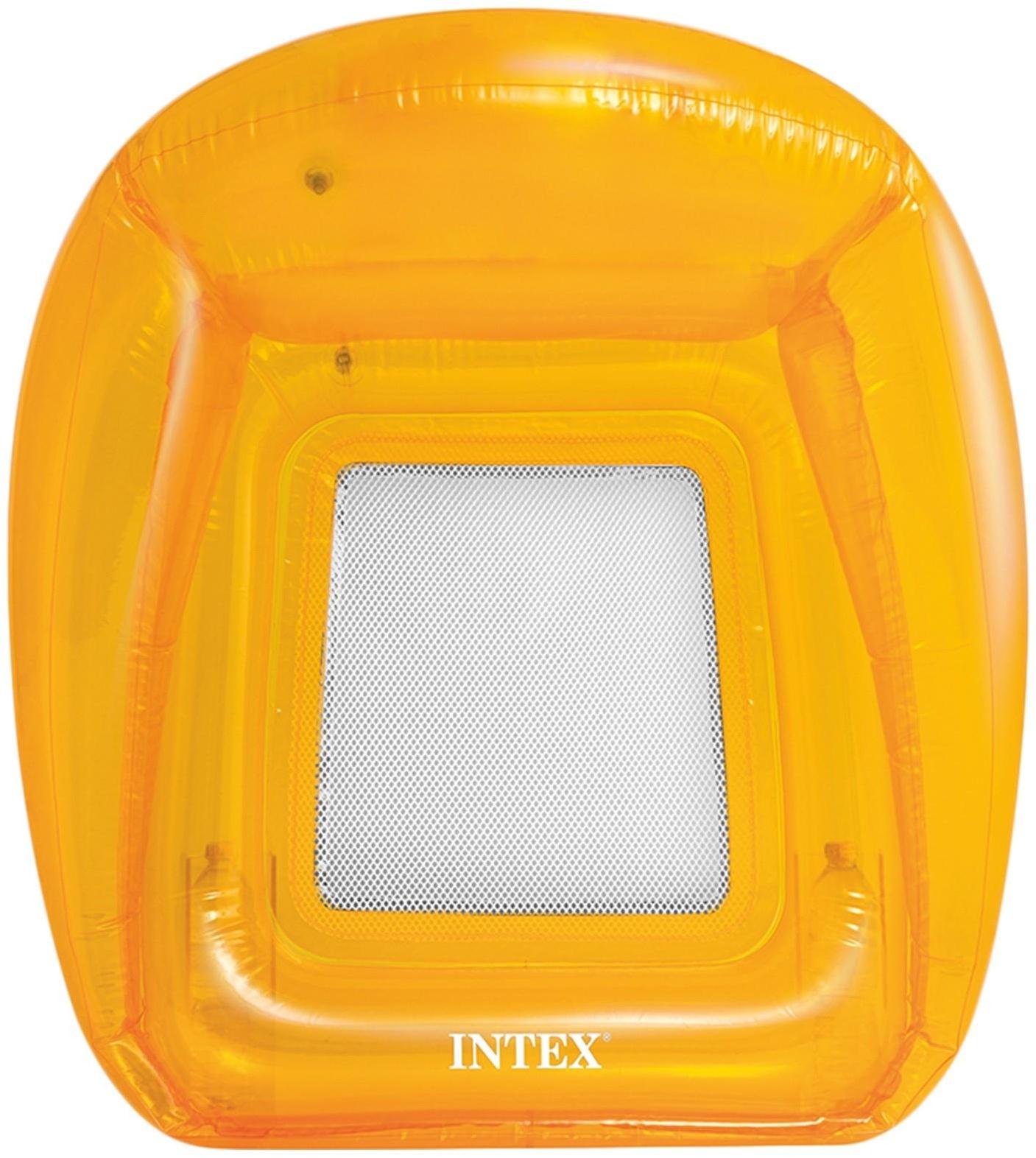 Шезлонг для плавания Intex 104 х 102 см, 56802 / Микс 1 шт.