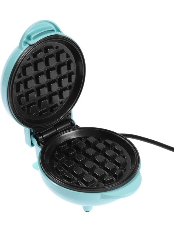 Электровафельница Galaxy GL 2979, 800 Вт, венские вафли, антипригарное покрытие, цвет мятный