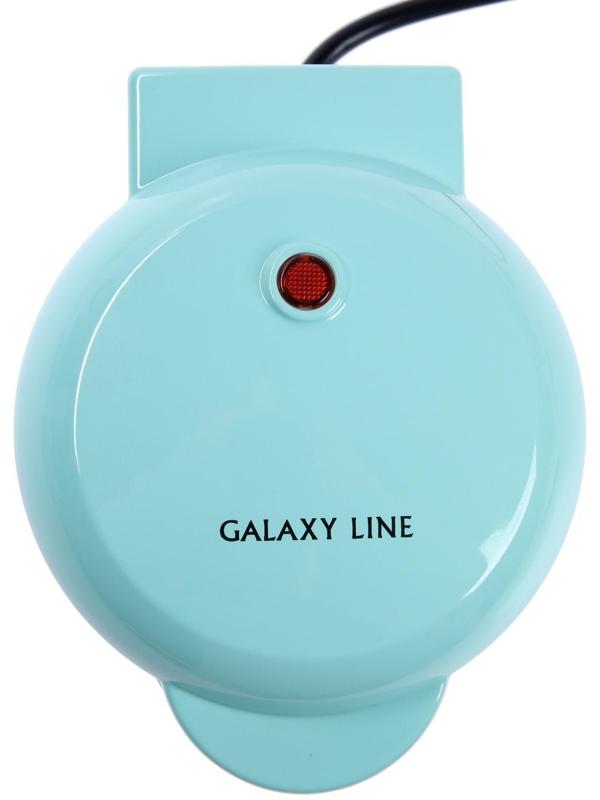 Электровафельница Galaxy GL 2979, 800 Вт, венские вафли, антипригарное покрытие, цвет мятный