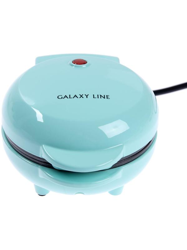 Электровафельница Galaxy GL 2979, 800 Вт, венские вафли, антипригарное покрытие, цвет мятный