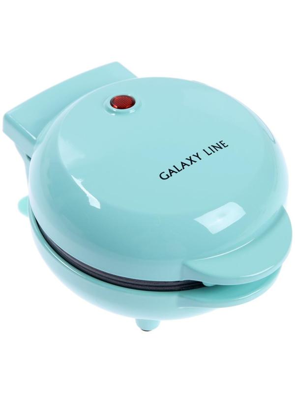 Электровафельница Galaxy GL 2979, 800 Вт, венские вафли, антипригарное покрытие, цвет мятный