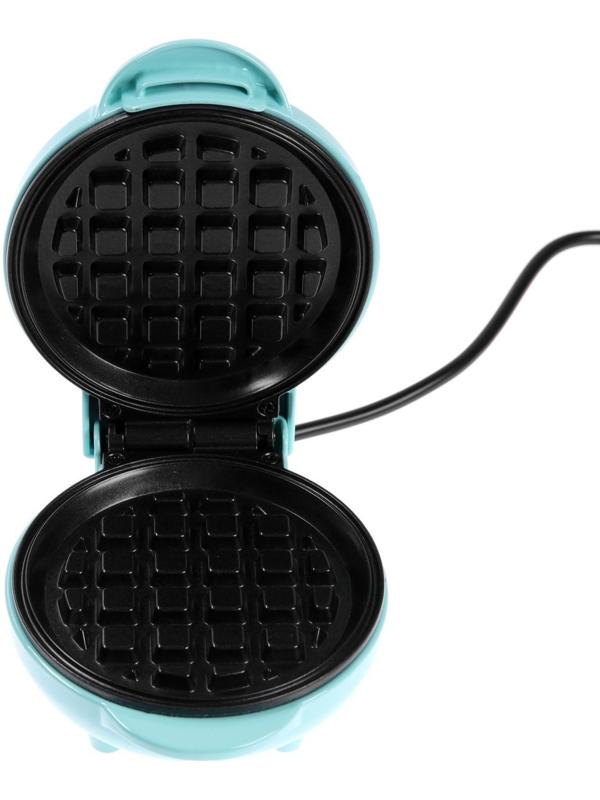 Электровафельница Galaxy GL 2979, 800 Вт, венские вафли, антипригарное покрытие, цвет мятный