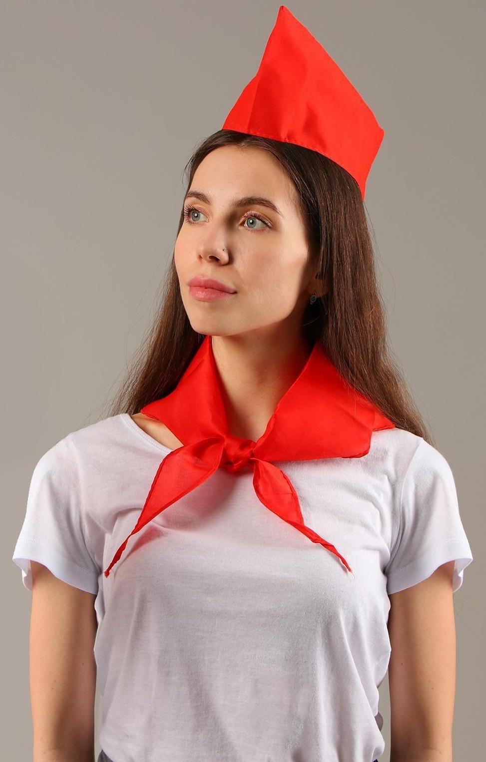 Набор пионера «Пионер» (пилотка+ галстук)