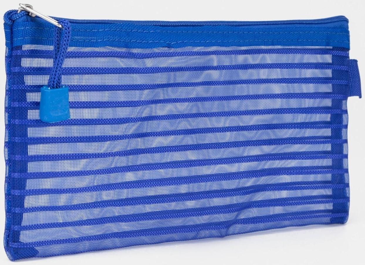 Косметичка на молнии, цвет синий