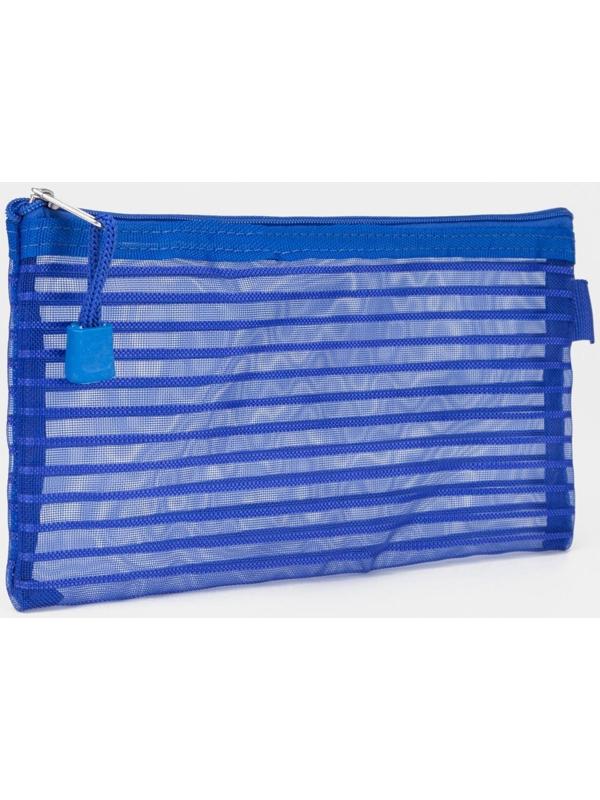 Косметичка на молнии, цвет синий
