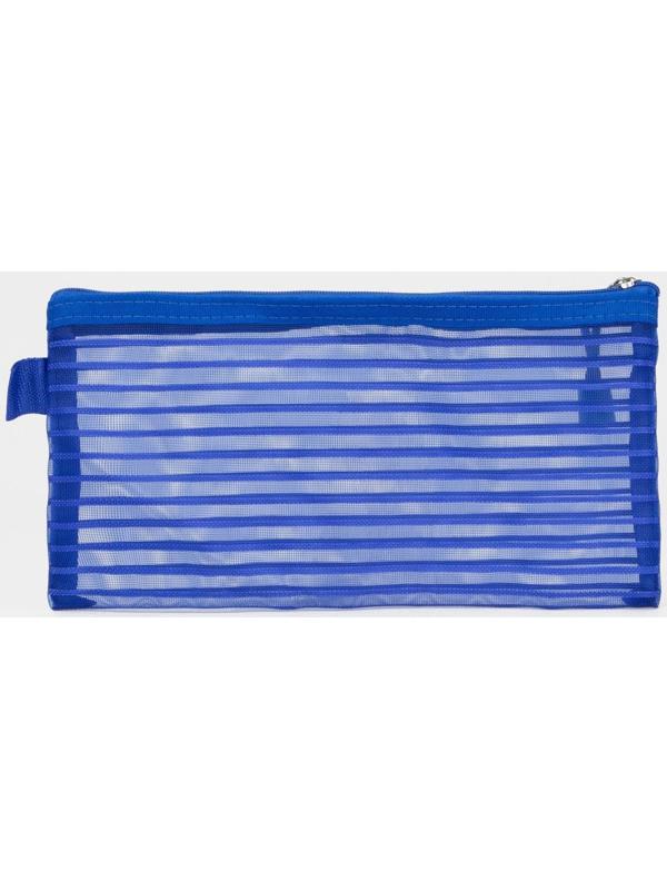 Косметичка на молнии, цвет синий