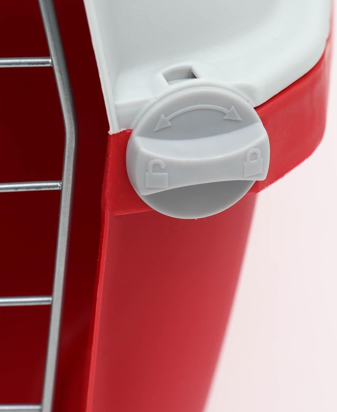 Переноска пластиковая 47 х 30 х 35 см, вес до 9 кг, красная