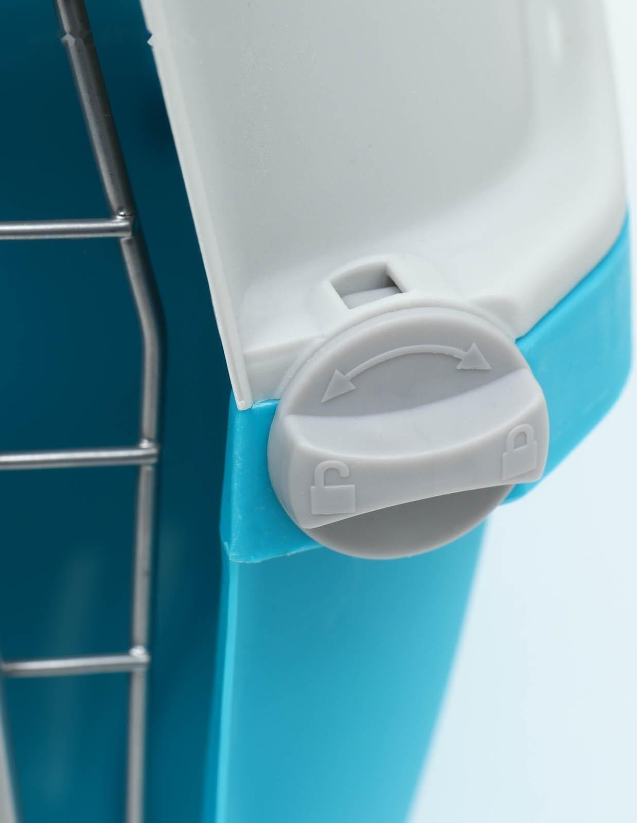 Переноска пластиковая 47 х 30 х 35 см, вес до 9 кг, синяя