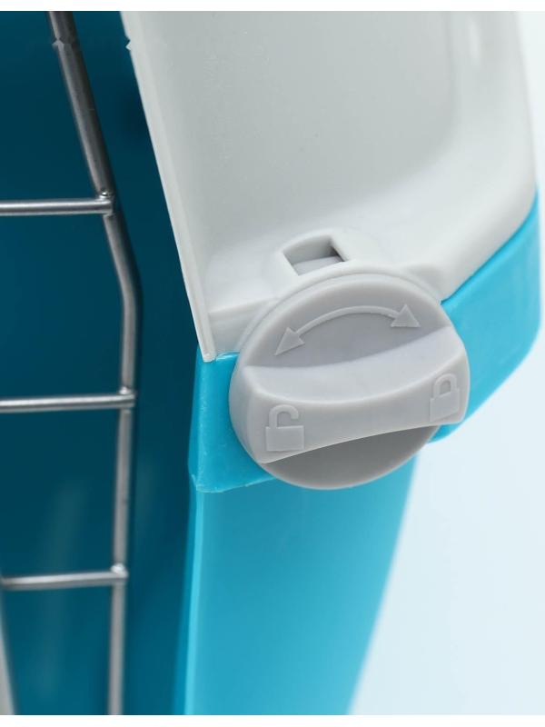 Переноска пластиковая 47 х 30 х 35 см, вес до 9 кг, синяя