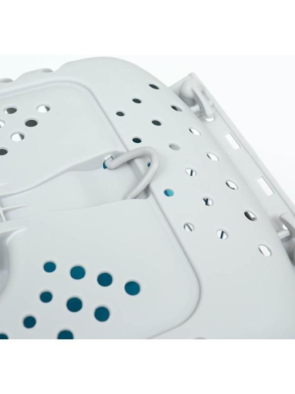 Переноска пластиковая 47 х 30 х 35 см, вес до 9 кг, синяя