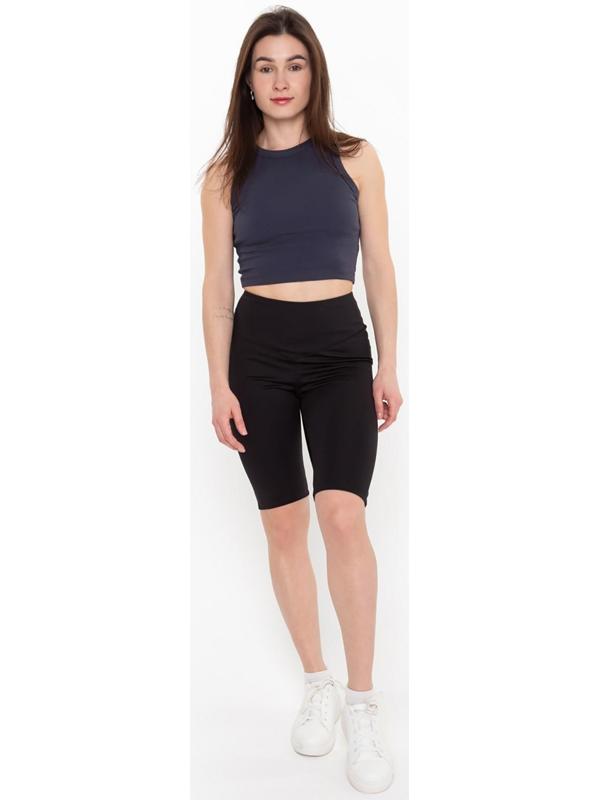 Велосипедки женские, цвет чёрный, размер 44